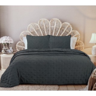 Dessus de lit 240x260 Cendre