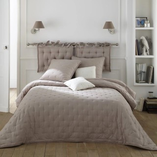 Dessus de lit 240x260 Lin Taupe