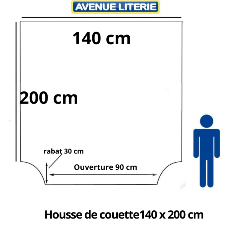 Housse de couette M1 non feu
