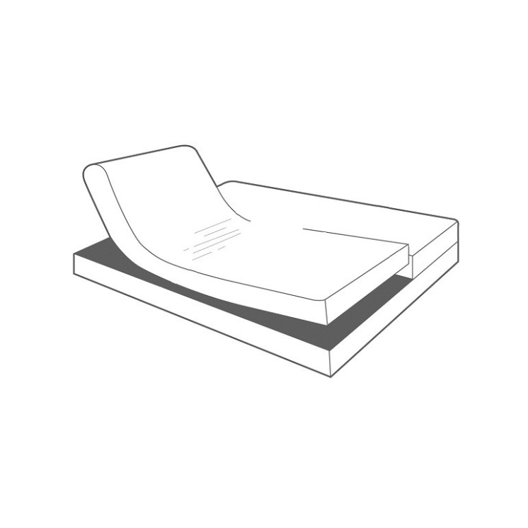 Drap Housse Lit Relevable Percale Blanc des Vosges