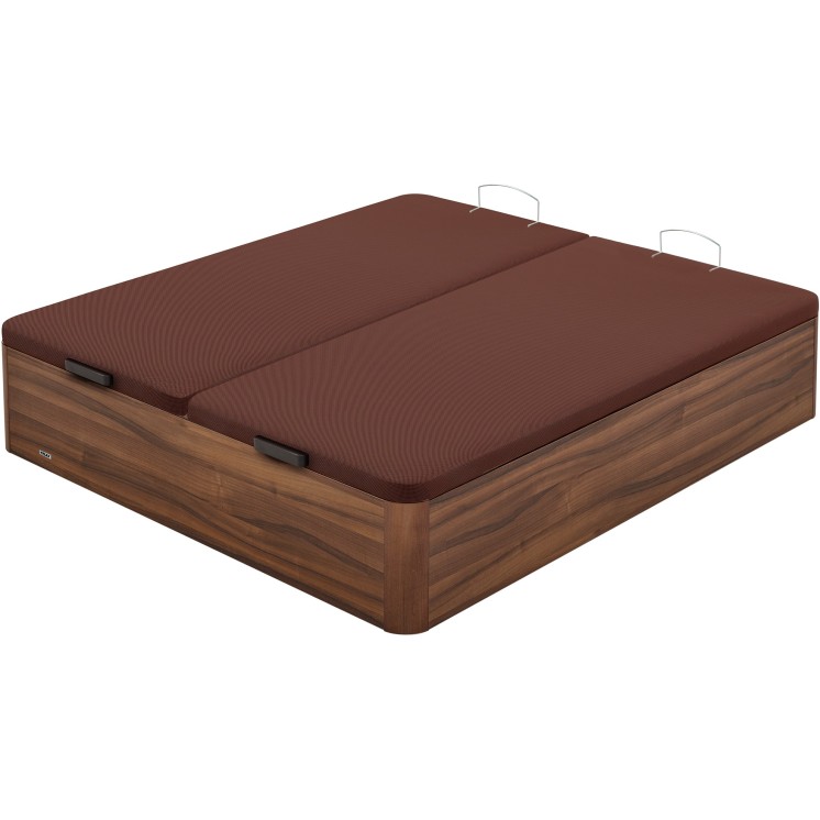Lit Coffre Bois 140x190 ou  160x200 cm