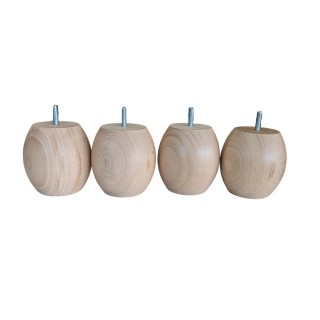 jeu de 4 pieds boule bois