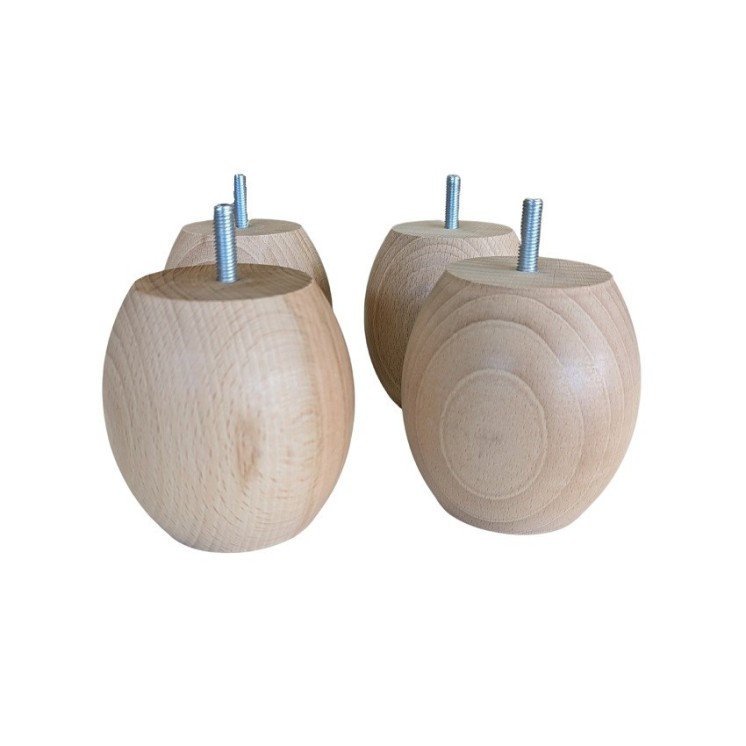 jeu de 4 pieds boule bois